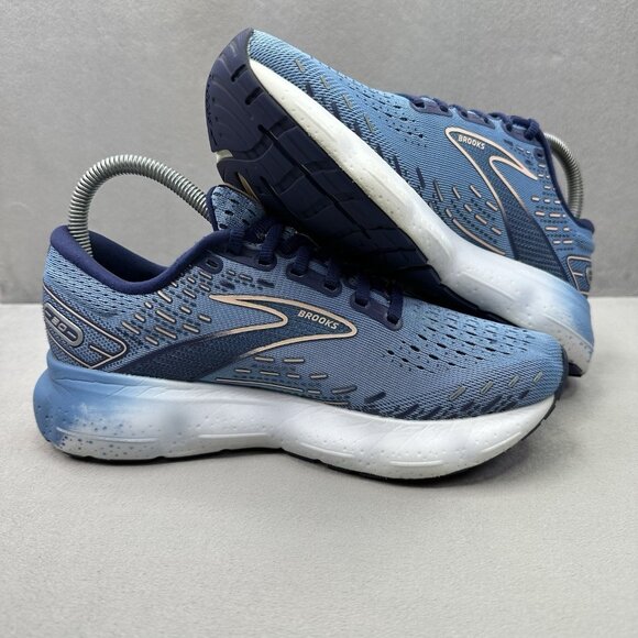 Womens Size 7 (B) Brooks Glycerin 20 Shoes Blissful Blue Running Sneakers - Picture 5 of 8